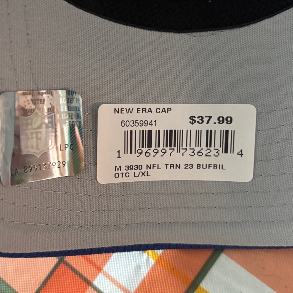 New Era Blue 39THIRTY Cap with Red and White Accents🎁2 for the price of one - Picture 3 of 4